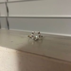 925 sterling silver horse shoe ring